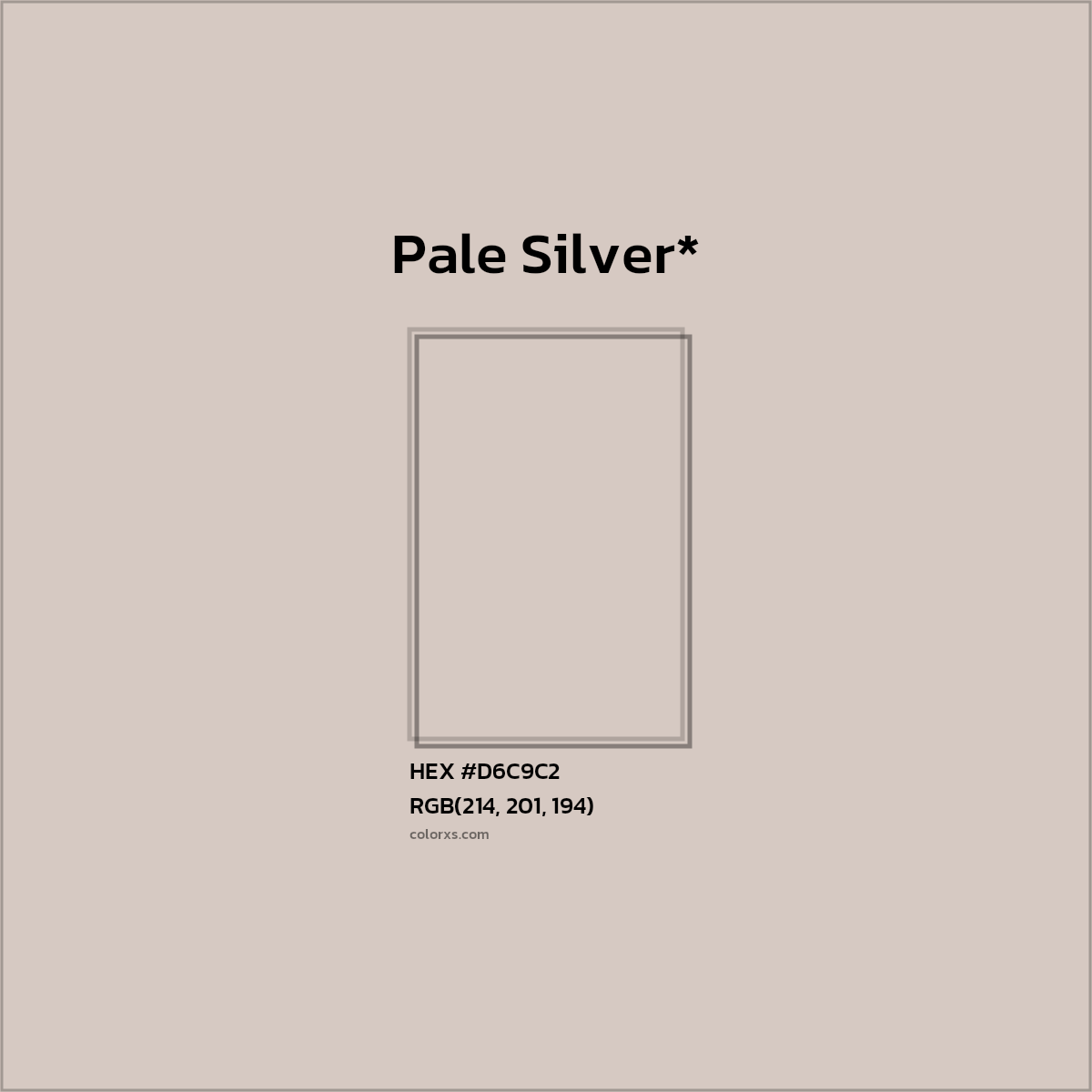 HEX #D6C9C2 Color Name, Color Code, Palettes, Similar Paints, Images