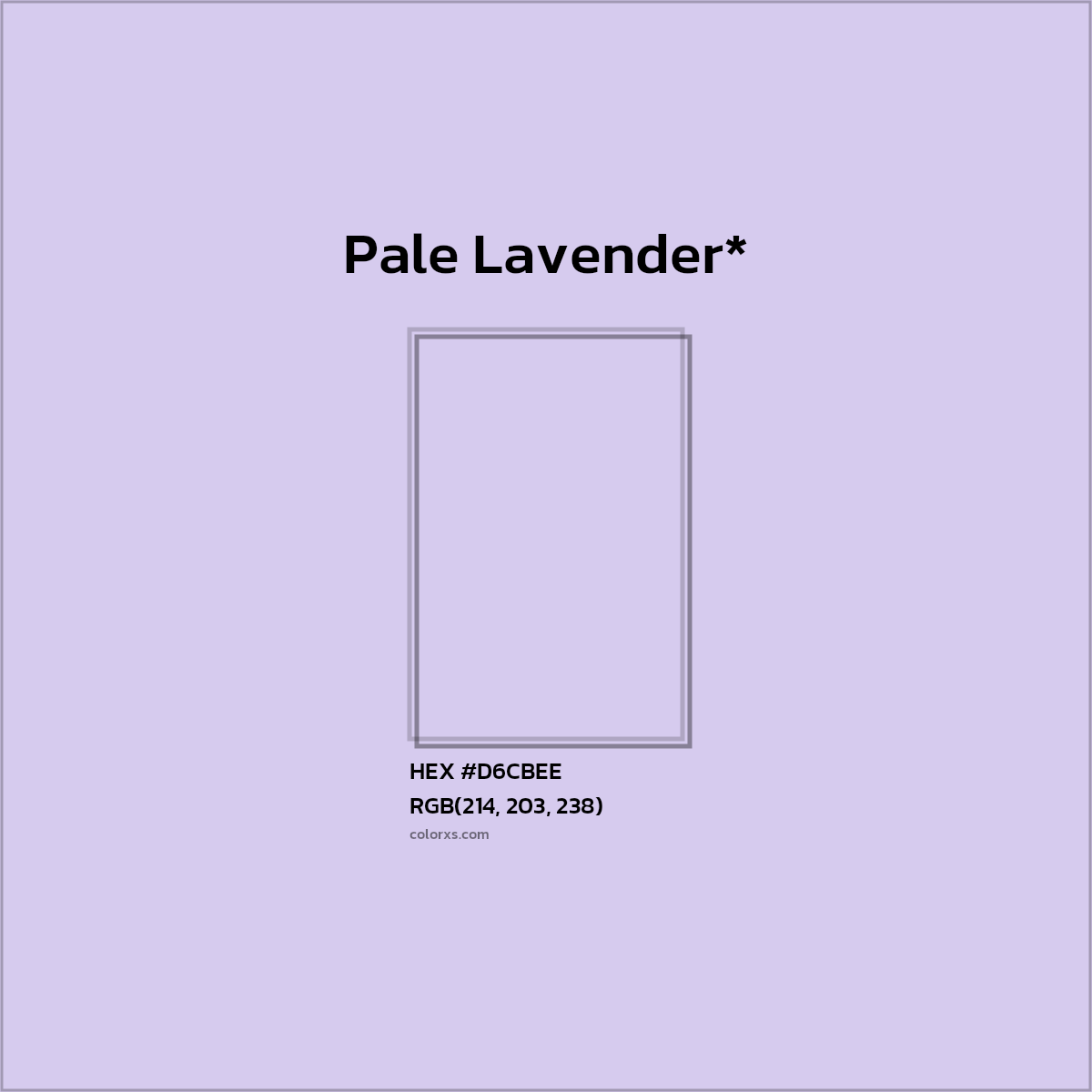 HEX #D6CBEE Color Name, Color Code, Palettes, Similar Paints, Images