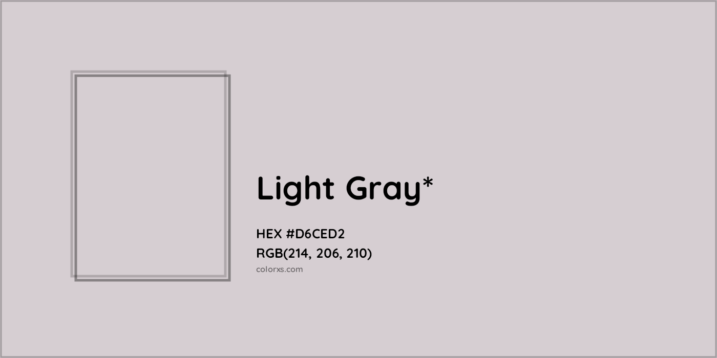 HEX #D6CED2 Color Name, Color Code, Palettes, Similar Paints, Images