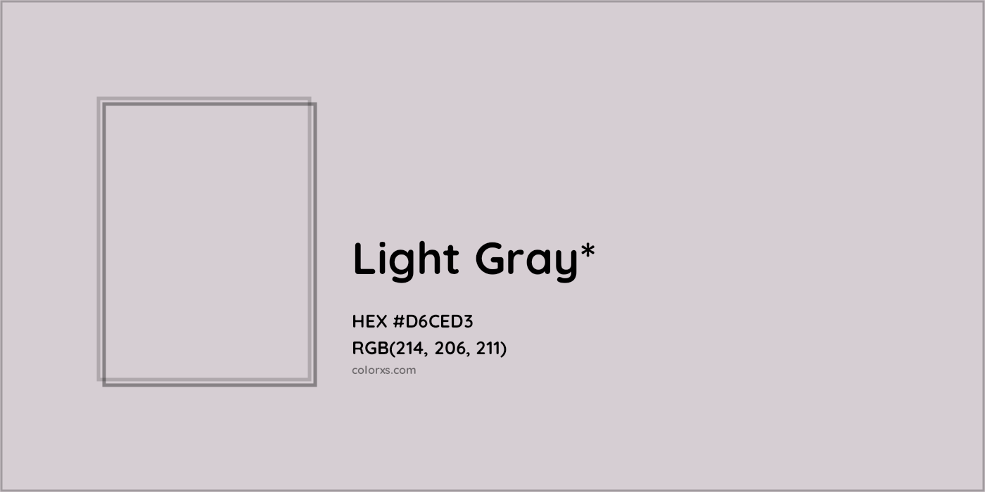 HEX #D6CED3 Color Name, Color Code, Palettes, Similar Paints, Images