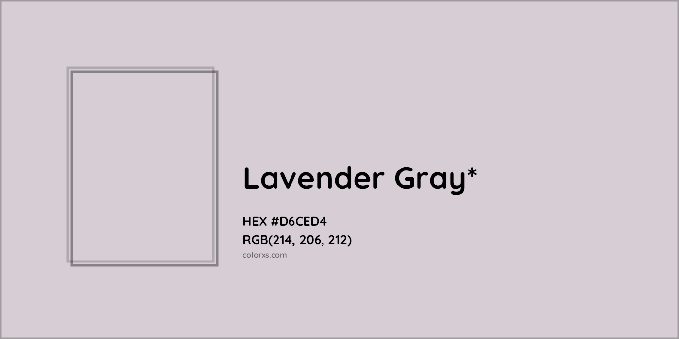 HEX #D6CED4 Color Name, Color Code, Palettes, Similar Paints, Images
