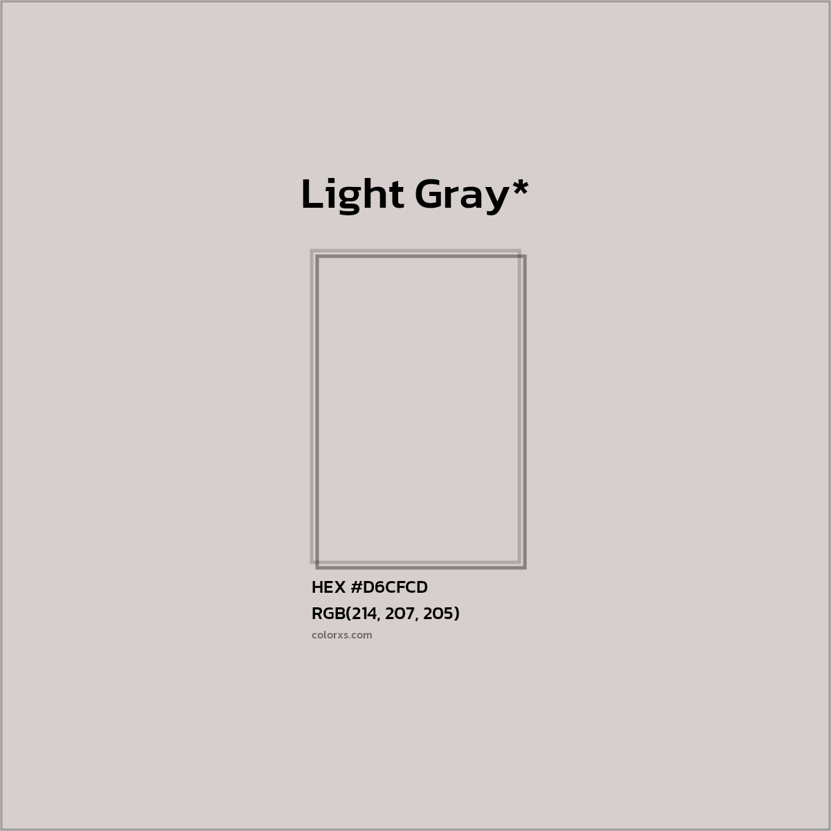 HEX #D6CFCD Color Name, Color Code, Palettes, Similar Paints, Images