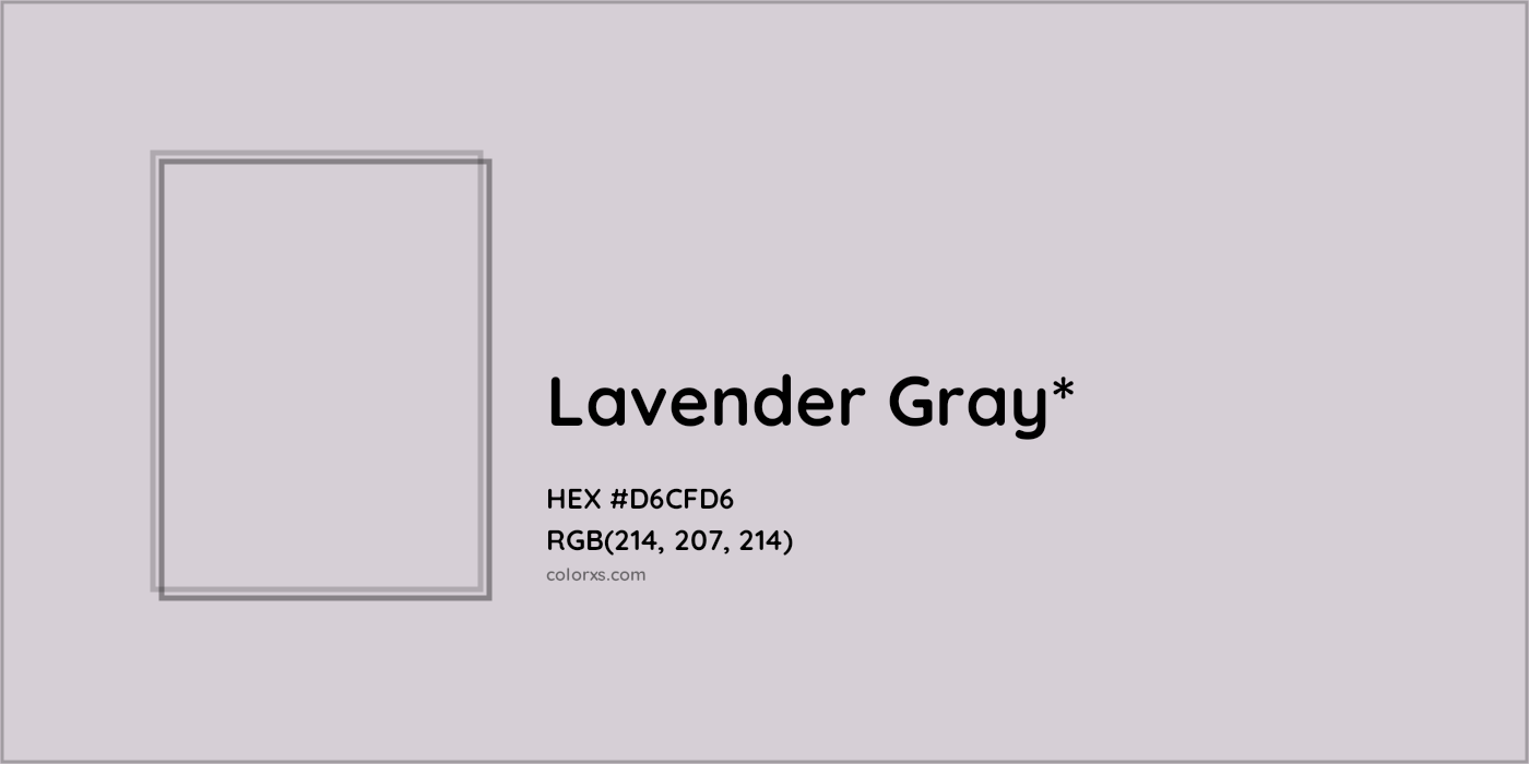 HEX #D6CFD6 Color Name, Color Code, Palettes, Similar Paints, Images