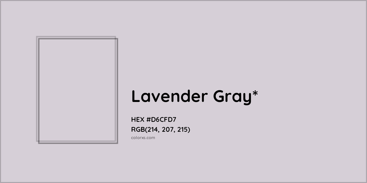 HEX #D6CFD7 Color Name, Color Code, Palettes, Similar Paints, Images