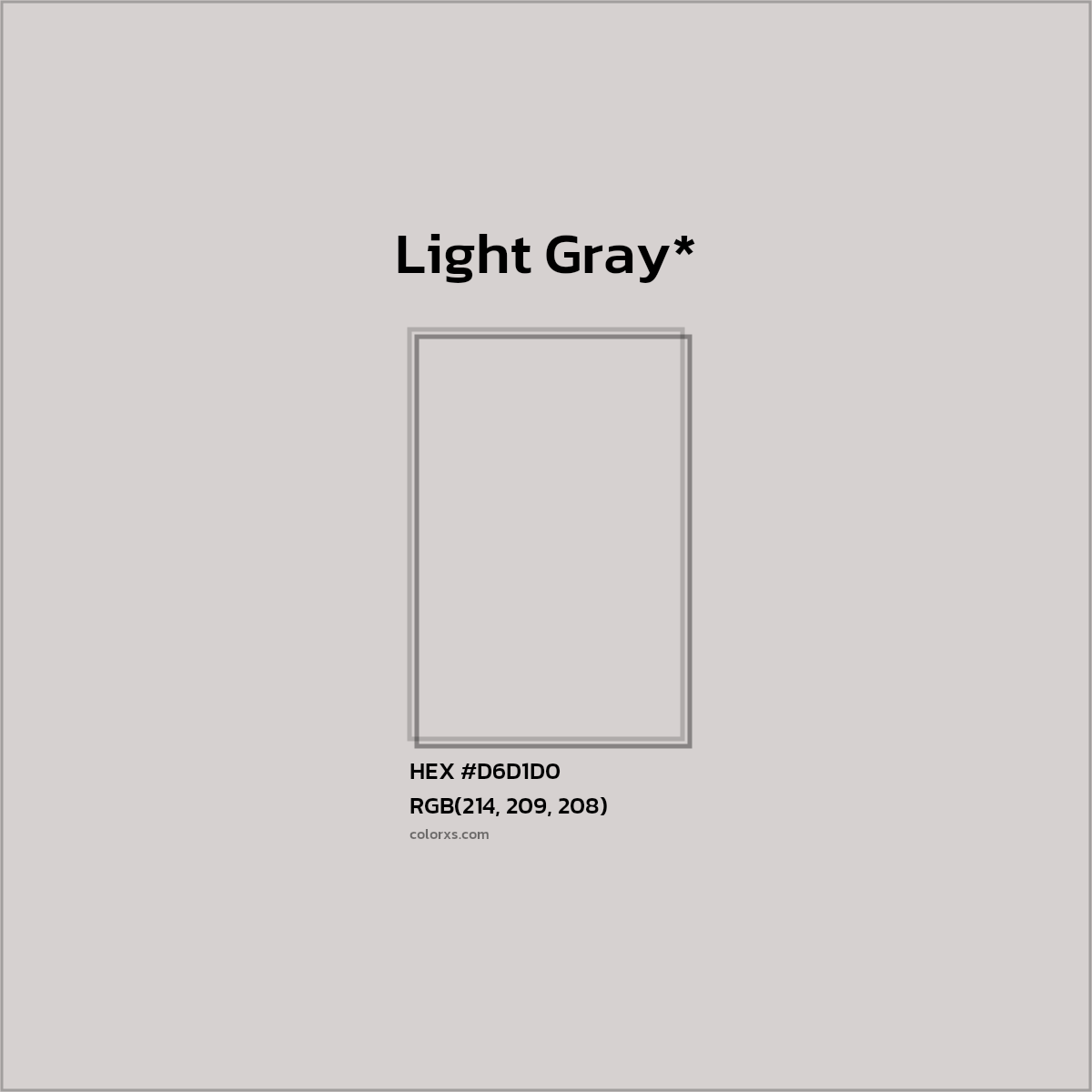 HEX #D6D1D0 Color Name, Color Code, Palettes, Similar Paints, Images