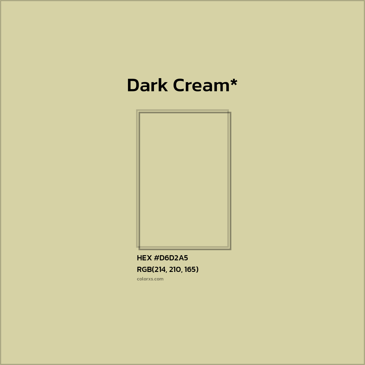 HEX #D6D2A5 Color Name, Color Code, Palettes, Similar Paints, Images