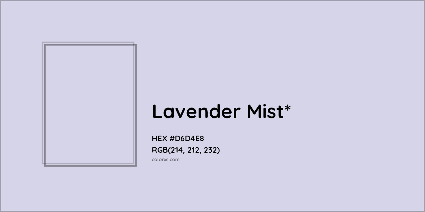 HEX #D6D4E8 Color Name, Color Code, Palettes, Similar Paints, Images