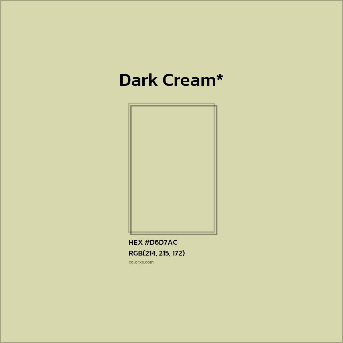 HEX #D6D7AC Color Name, Color Code, Palettes, Similar Paints, Images