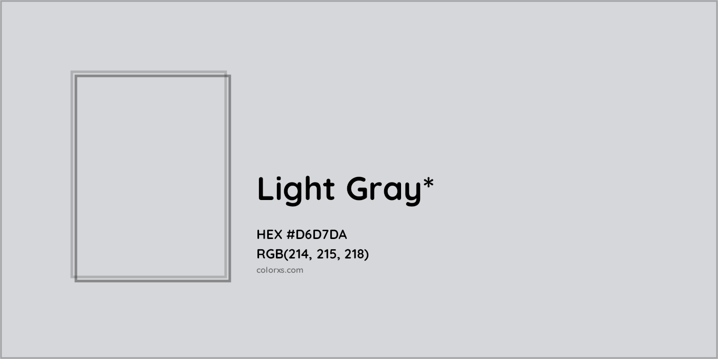 HEX #D6D7DA Color Name, Color Code, Palettes, Similar Paints, Images