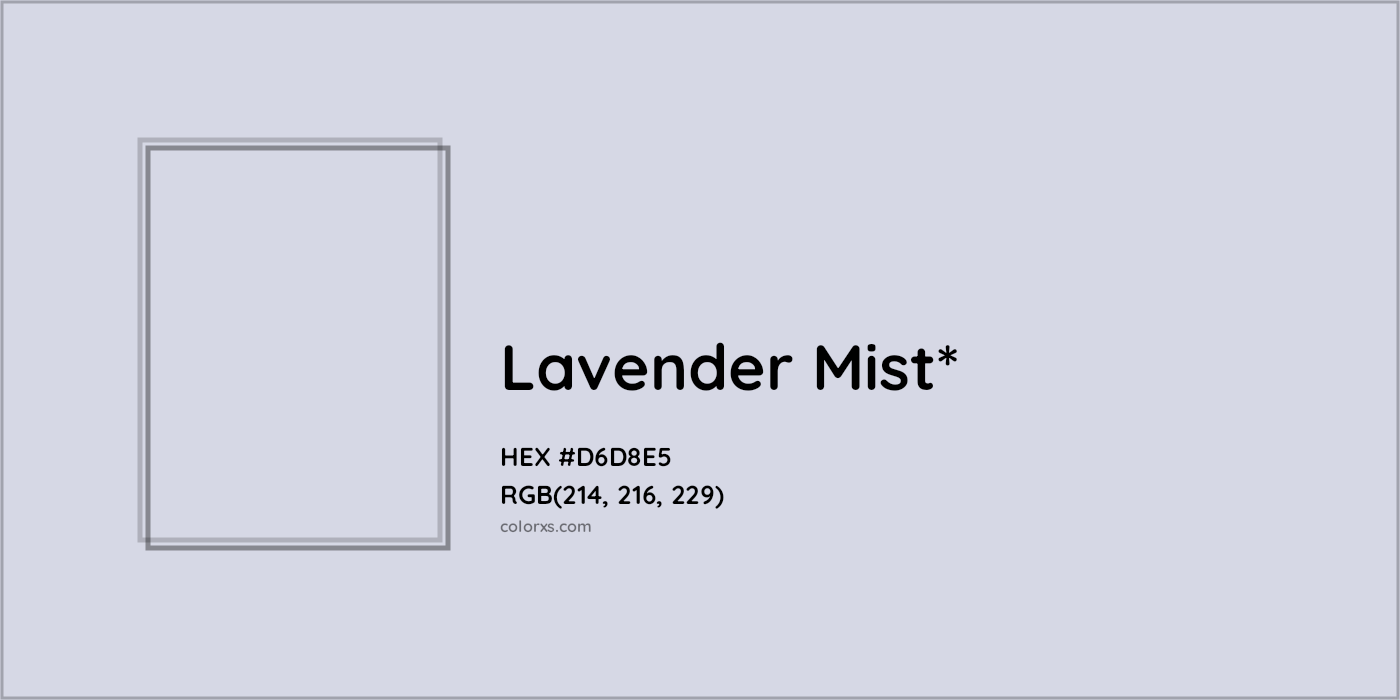 HEX #D6D8E5 Color Name, Color Code, Palettes, Similar Paints, Images