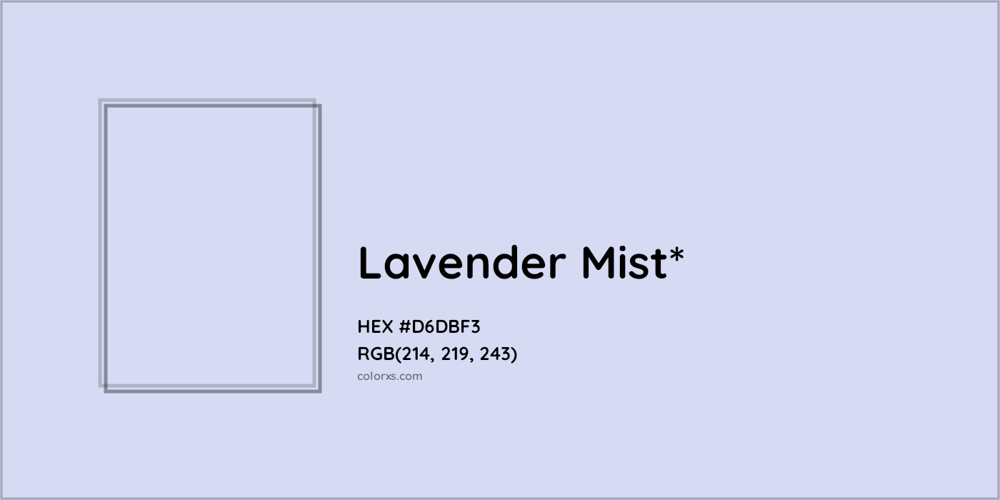 HEX #D6DBF3 Color Name, Color Code, Palettes, Similar Paints, Images