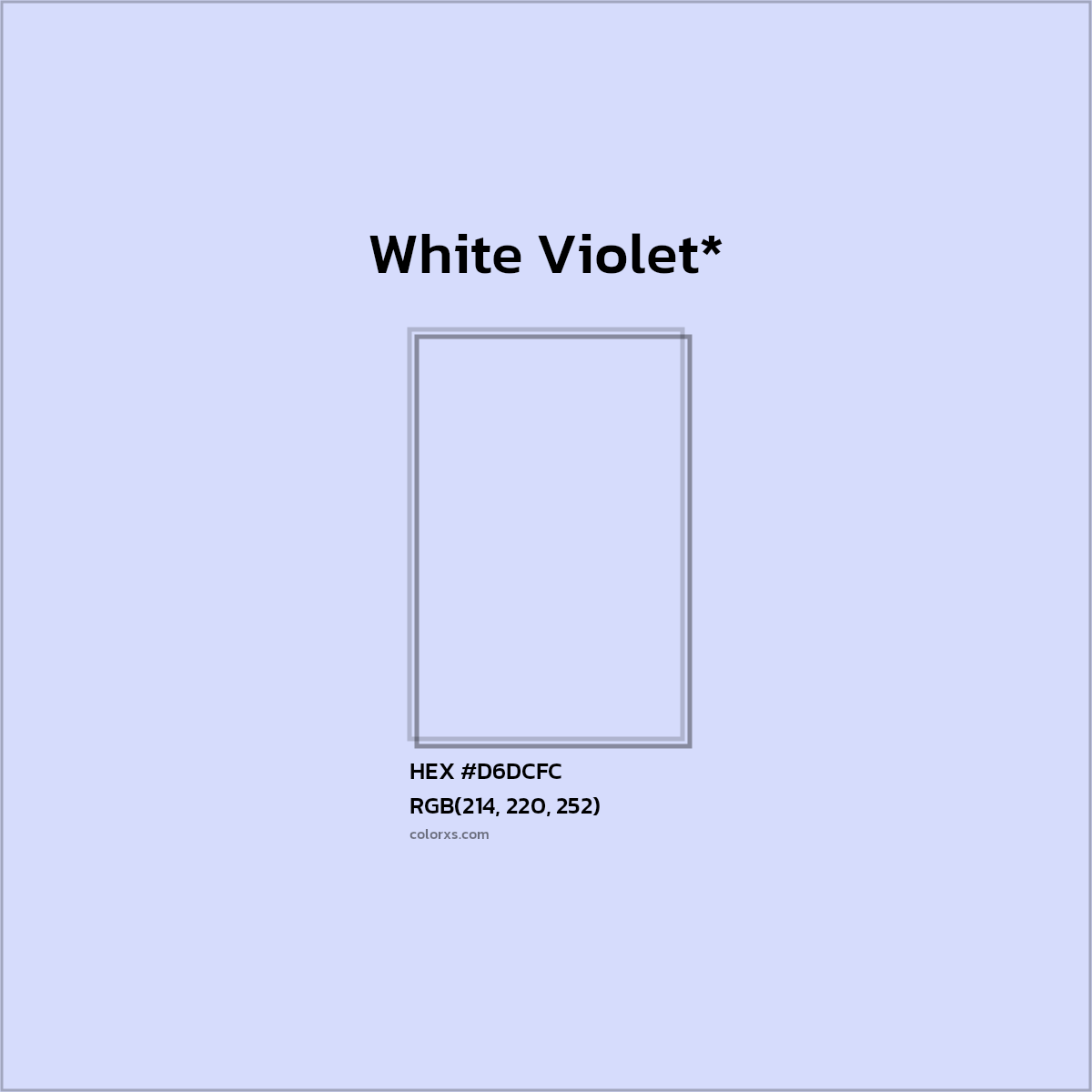 HEX #D6DCFC Color Name, Color Code, Palettes, Similar Paints, Images
