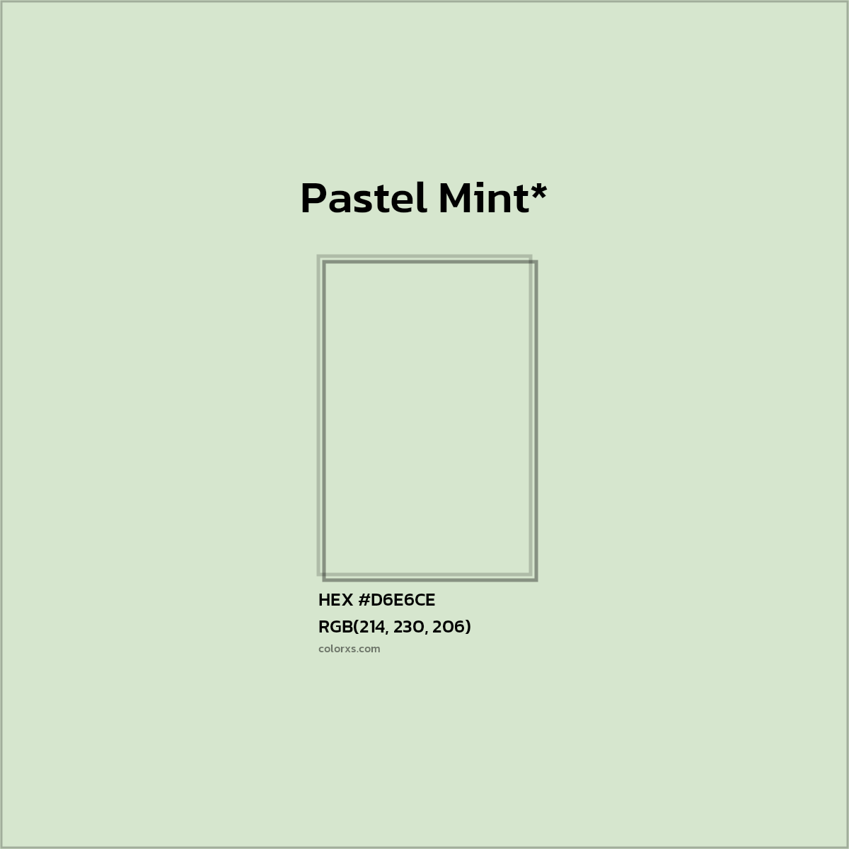 HEX #D6E6CE Color Name, Color Code, Palettes, Similar Paints, Images