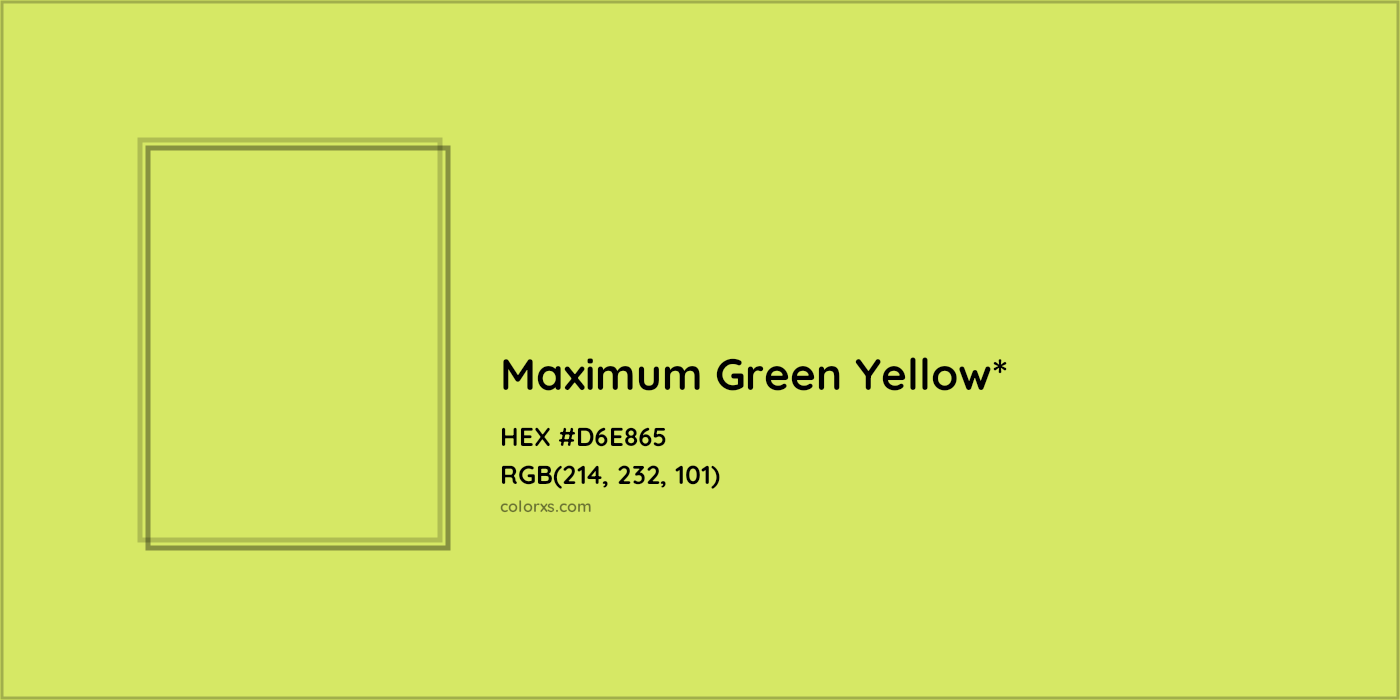 HEX #D6E865 Color Name, Color Code, Palettes, Similar Paints, Images