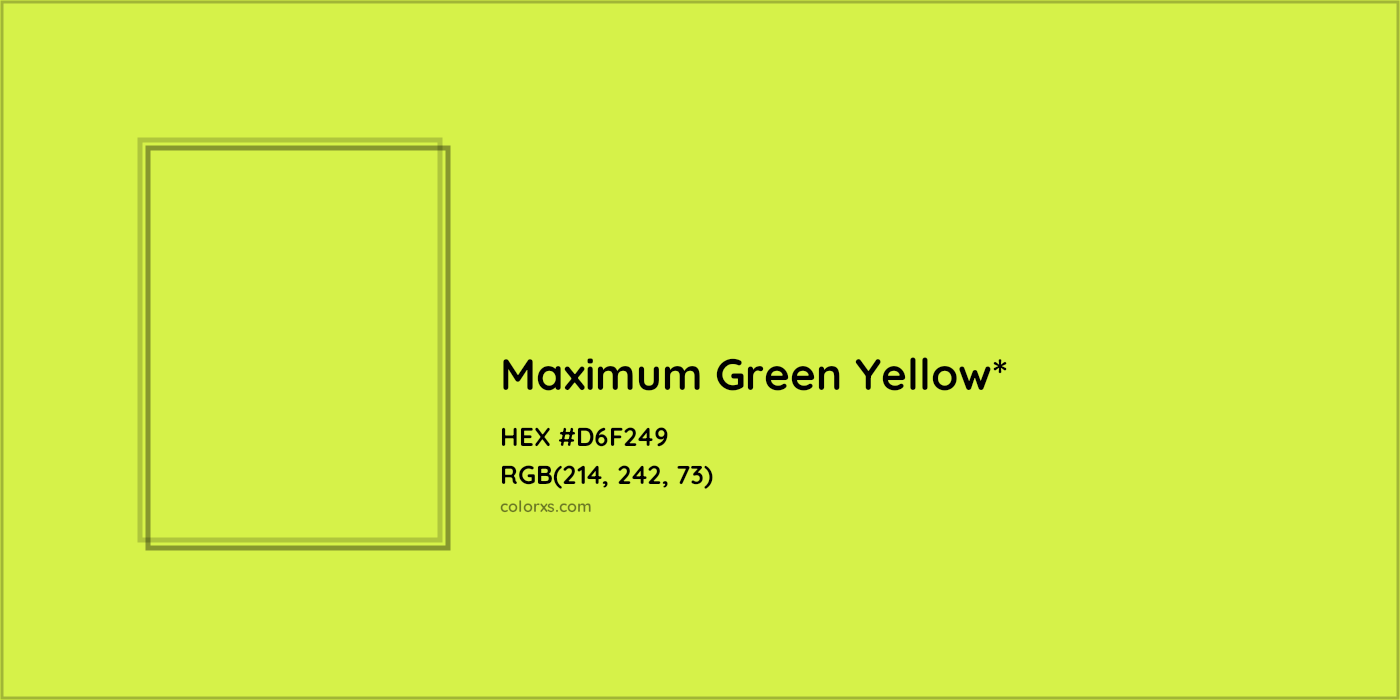 HEX #D6F249 Color Name, Color Code, Palettes, Similar Paints, Images