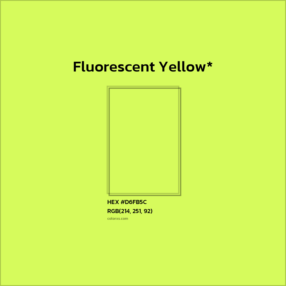 HEX #D6FB5C Color Name, Color Code, Palettes, Similar Paints, Images