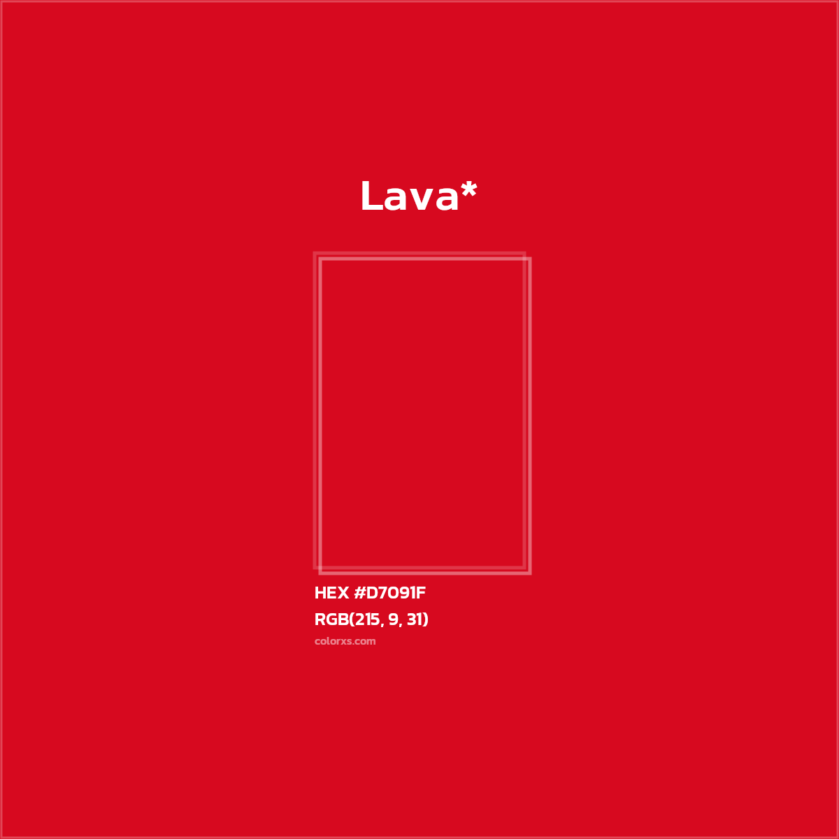 HEX #D7091F Color Name, Color Code, Palettes, Similar Paints, Images