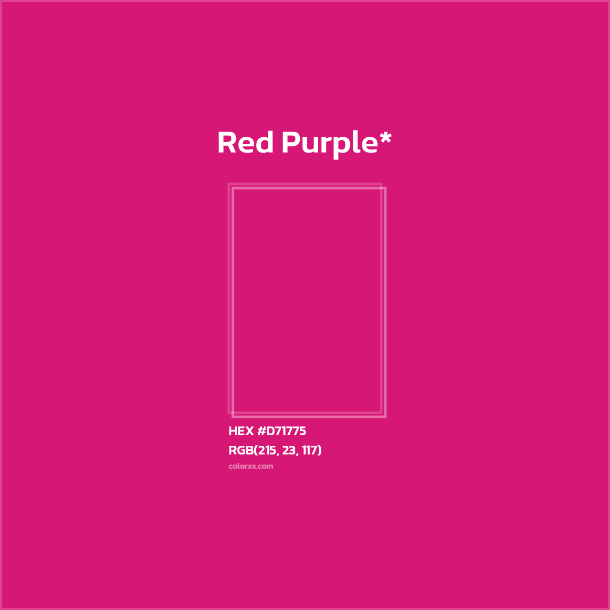 HEX #D71775 Color Name, Color Code, Palettes, Similar Paints, Images