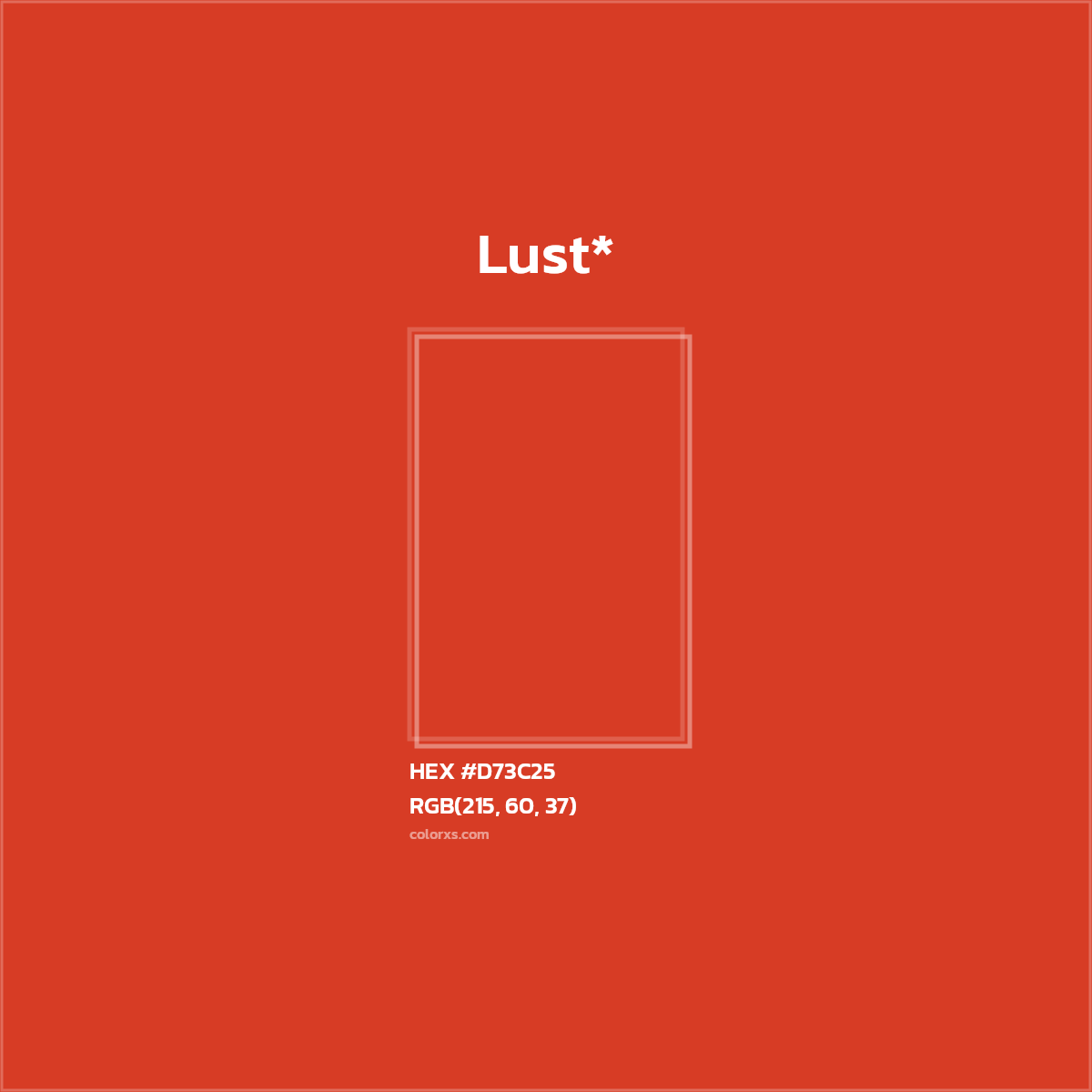 HEX #D73C25 Color Name, Color Code, Palettes, Similar Paints, Images