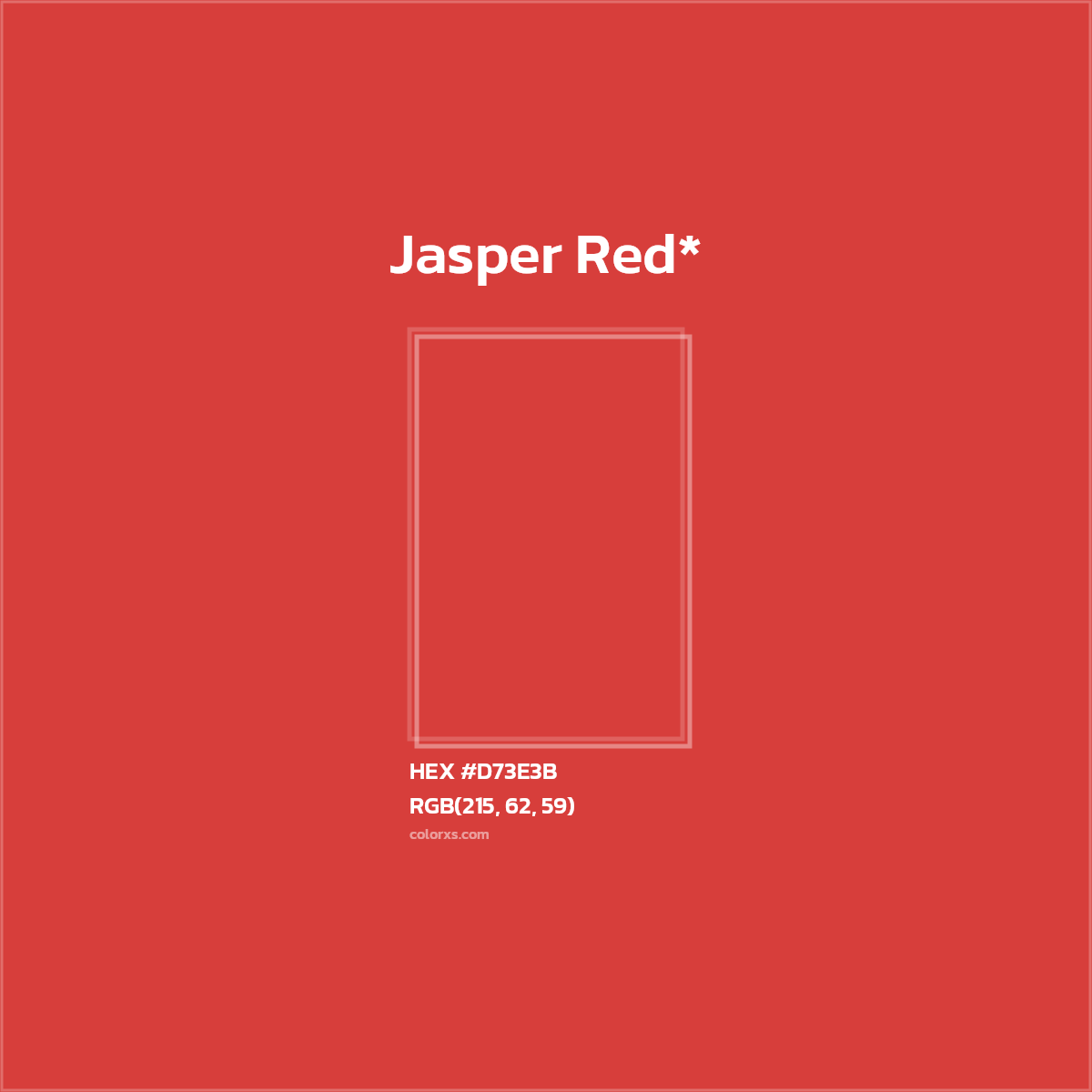HEX #D73E3B Color Name, Color Code, Palettes, Similar Paints, Images