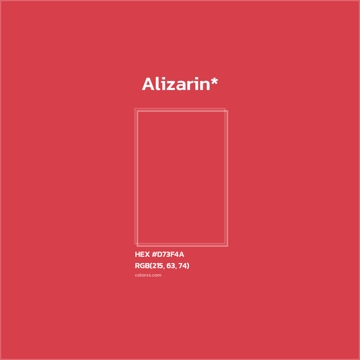 HEX #D73F4A Color Name, Color Code, Palettes, Similar Paints, Images