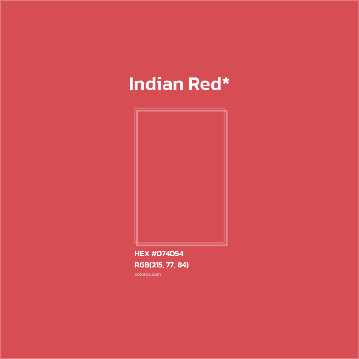 HEX #D74D54 Color Name, Color Code, Palettes, Similar Paints, Images