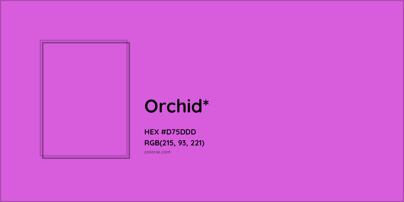 HEX #D75DDD Color Name, Color Code, Palettes, Similar Paints, Images