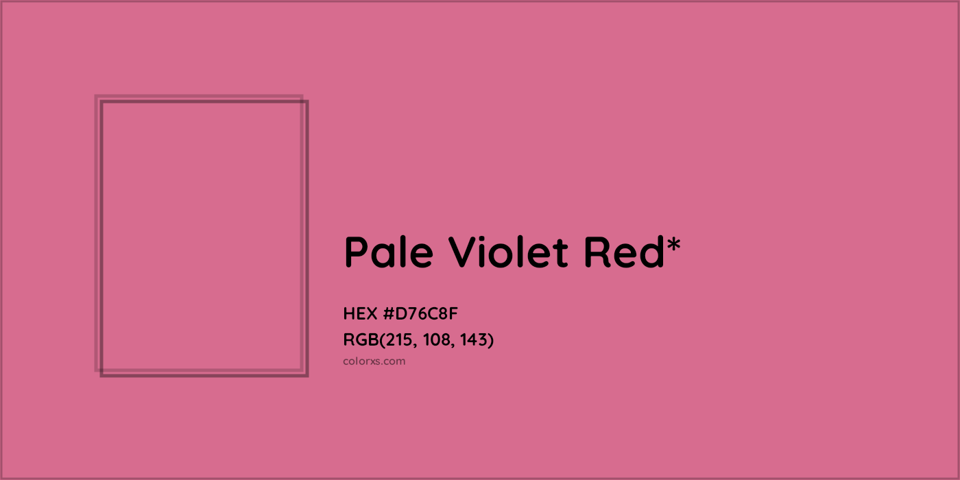 HEX #D76C8F Color Name, Color Code, Palettes, Similar Paints, Images