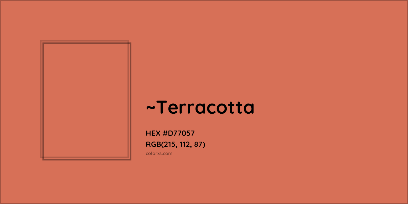 HEX #D77057 Color Name, Color Code, Palettes, Similar Paints, Images