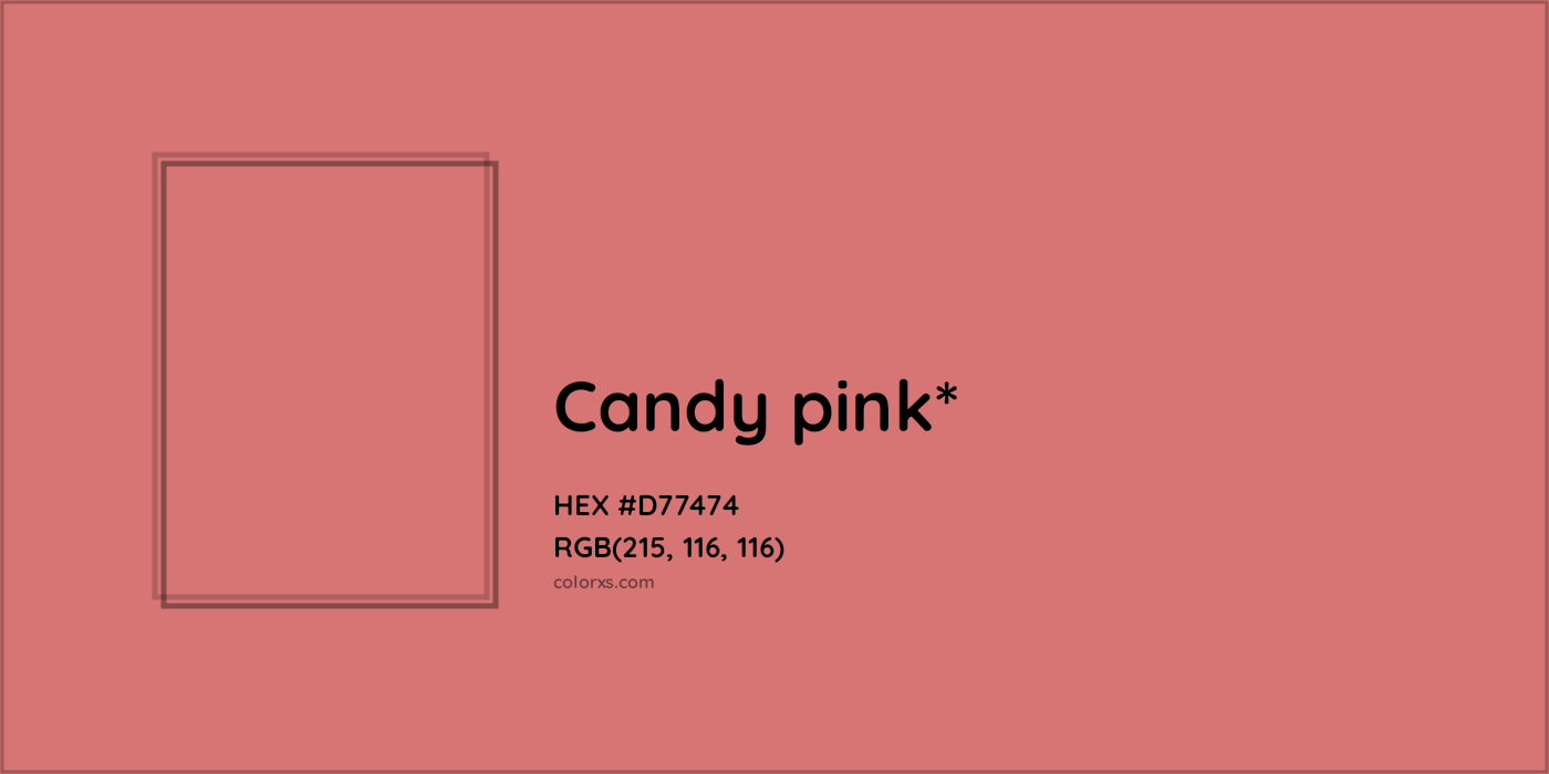 HEX #D77474 Color Name, Color Code, Palettes, Similar Paints, Images