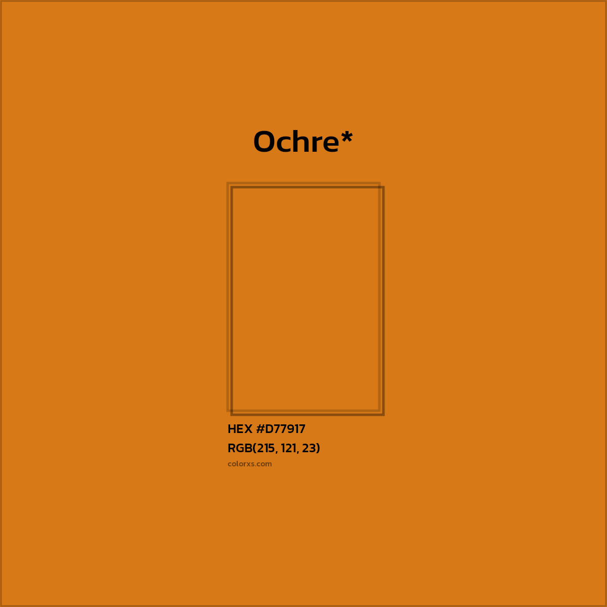 HEX #D77917 Color Name, Color Code, Palettes, Similar Paints, Images