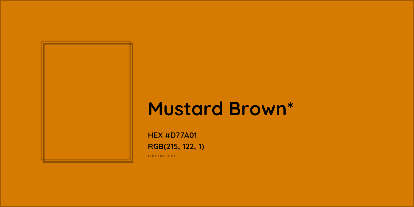 HEX #D77A01 Color Name, Color Code, Palettes, Similar Paints, Images