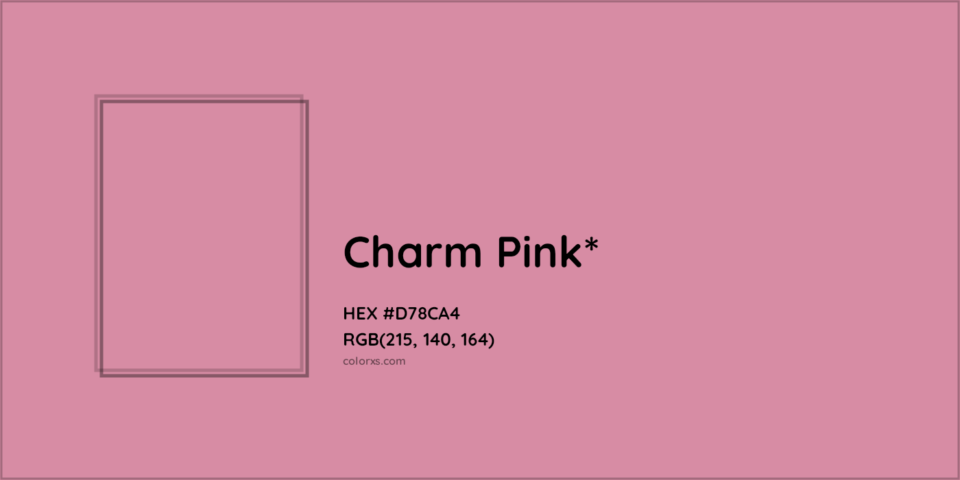 HEX #D78CA4 Color Name, Color Code, Palettes, Similar Paints, Images