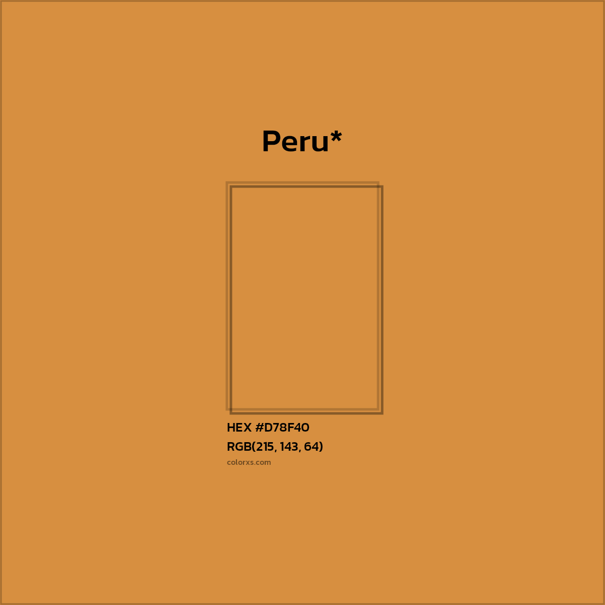 HEX #D78F40 Color Name, Color Code, Palettes, Similar Paints, Images