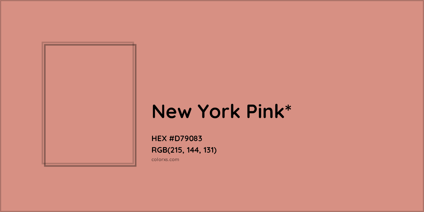 HEX #D79083 Color Name, Color Code, Palettes, Similar Paints, Images