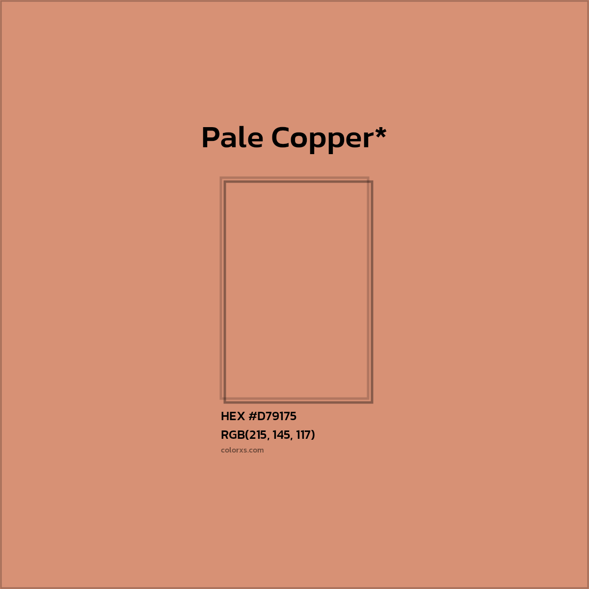 HEX #D79175 Color Name, Color Code, Palettes, Similar Paints, Images