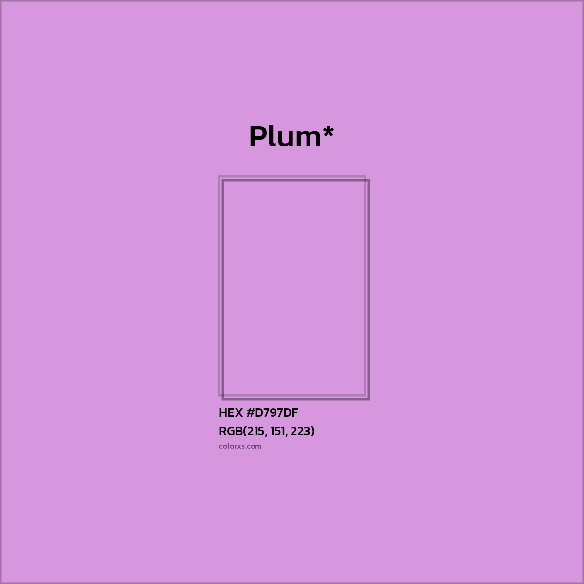 HEX #D797DF Color Name, Color Code, Palettes, Similar Paints, Images