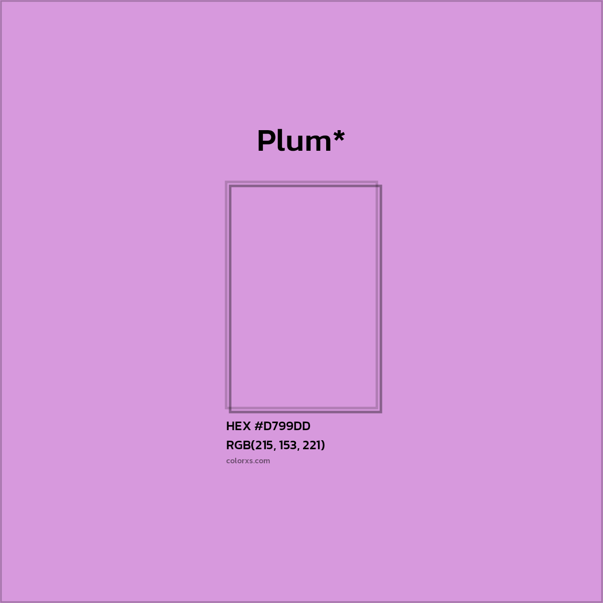 HEX #D799DD Color Name, Color Code, Palettes, Similar Paints, Images