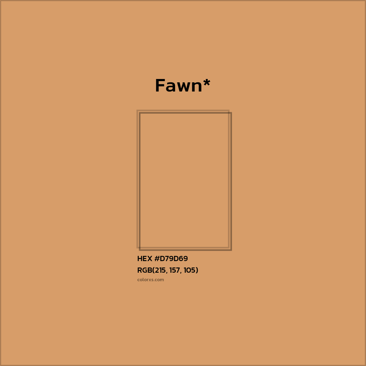 HEX #D79D69 Color Name, Color Code, Palettes, Similar Paints, Images