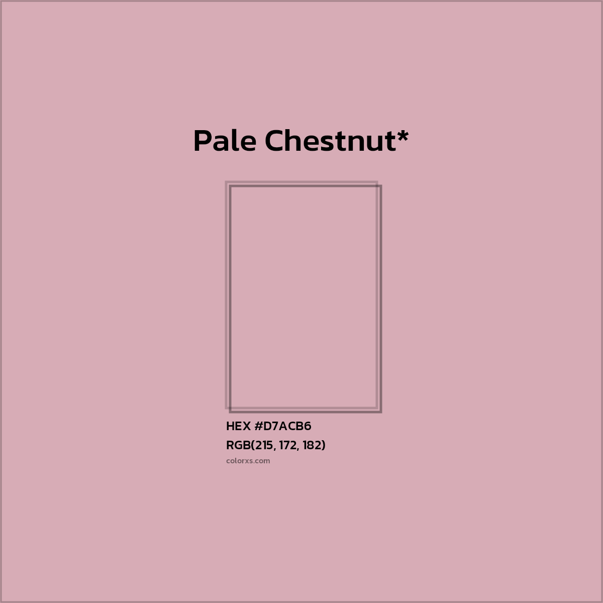 HEX #D7ACB6 Color Name, Color Code, Palettes, Similar Paints, Images