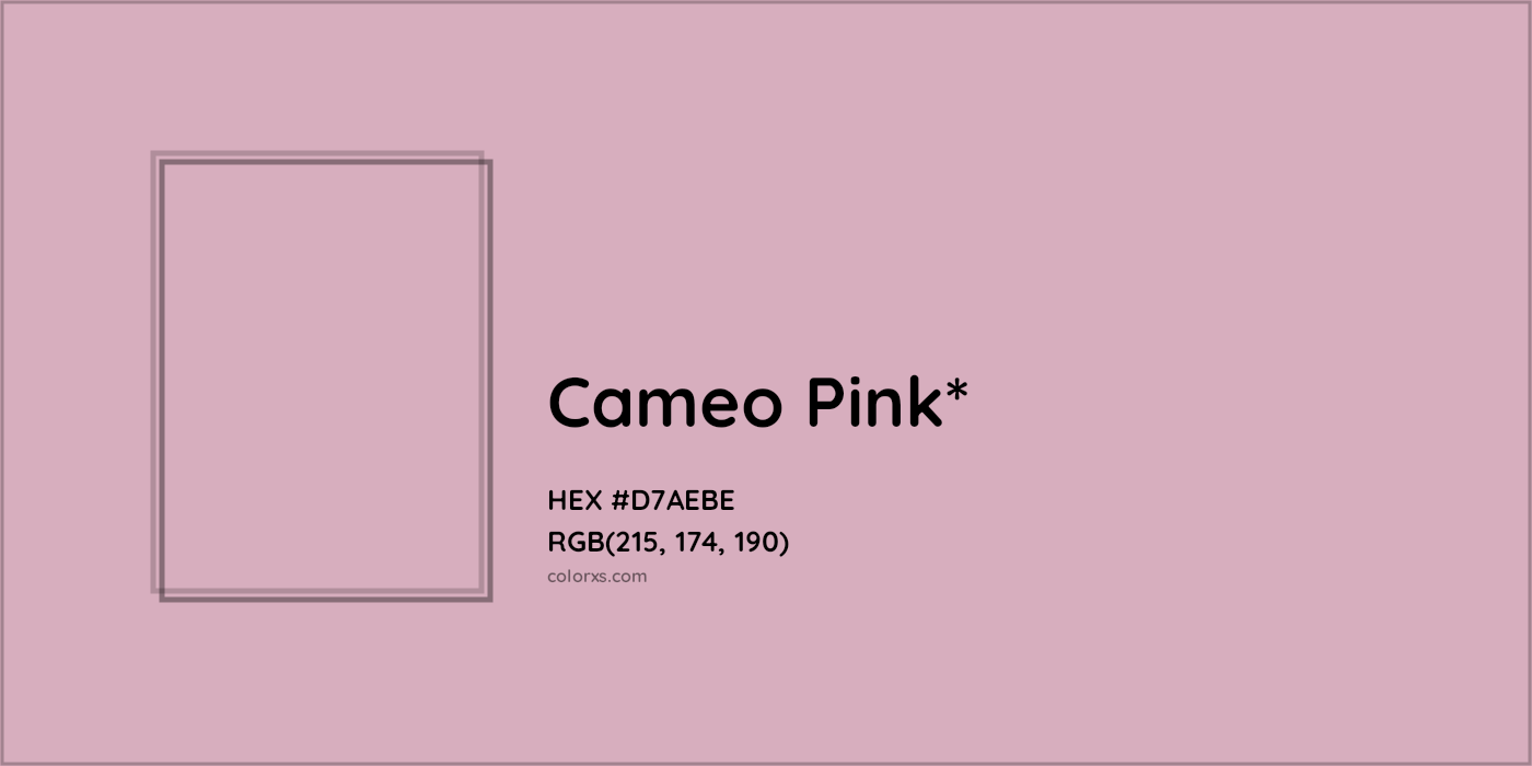 HEX #D7AEBE Color Name, Color Code, Palettes, Similar Paints, Images
