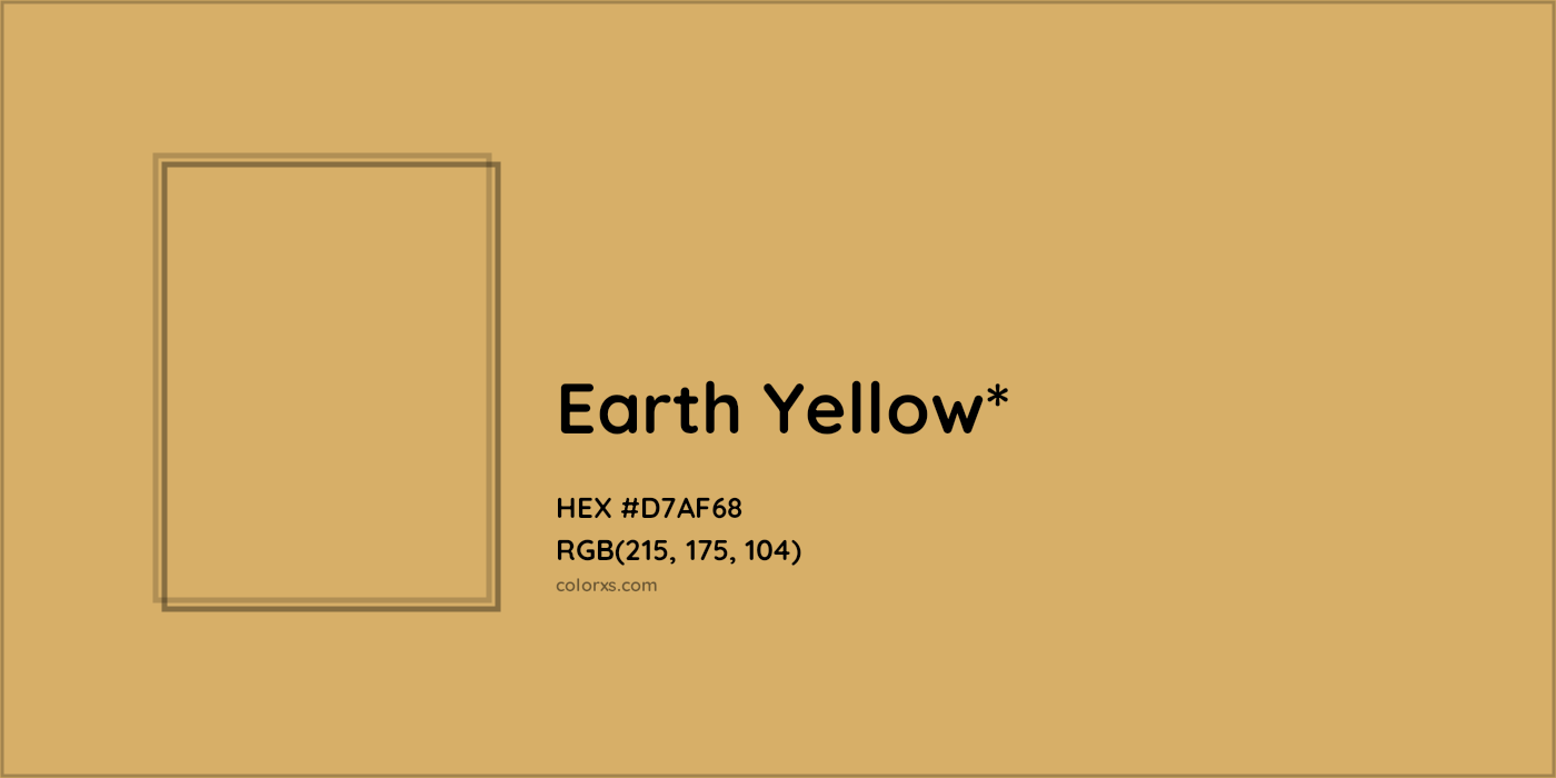 HEX #D7AF68 Color Name, Color Code, Palettes, Similar Paints, Images