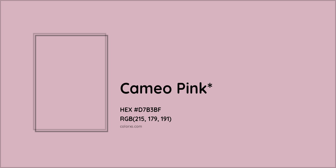 HEX #D7B3BF Color Name, Color Code, Palettes, Similar Paints, Images