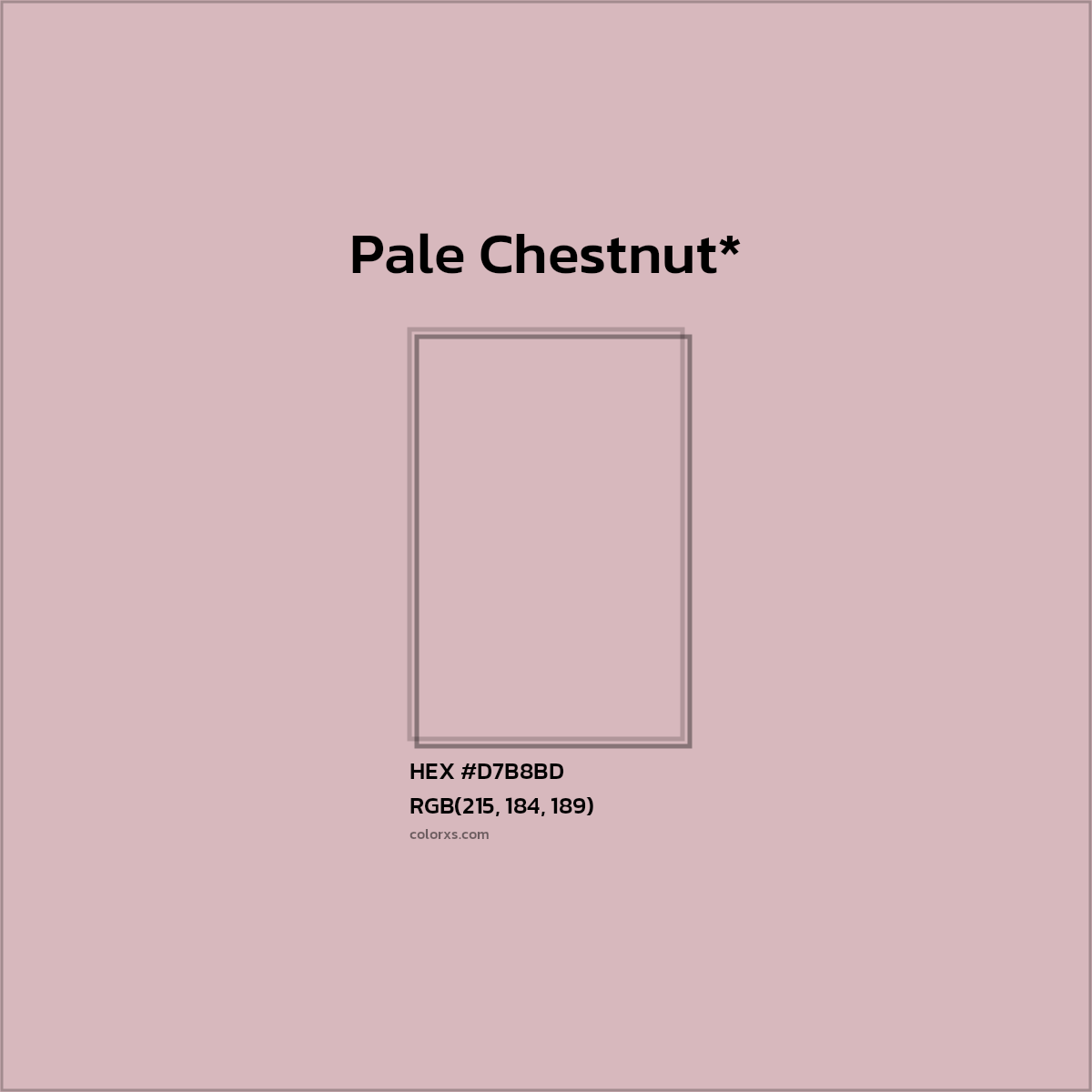 HEX #D7B8BD Color Name, Color Code, Palettes, Similar Paints, Images