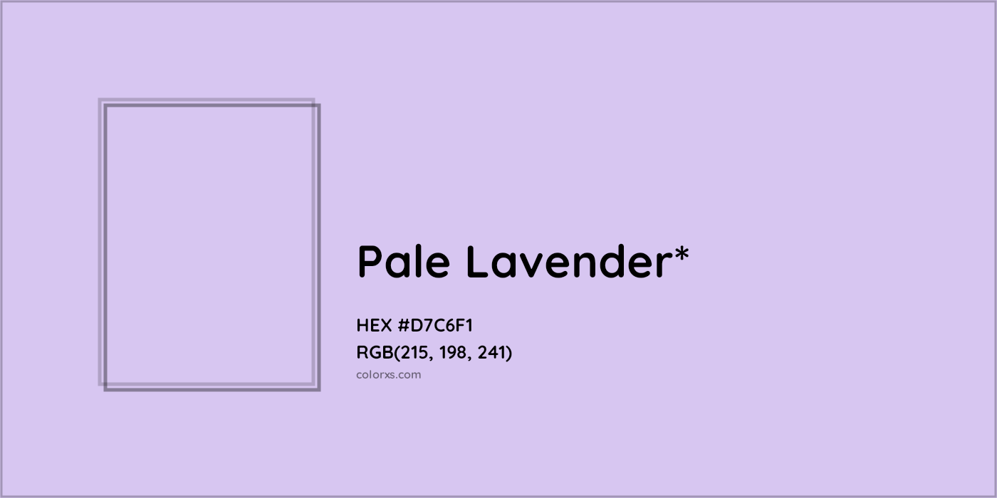HEX #D7C6F1 Color Name, Color Code, Palettes, Similar Paints, Images