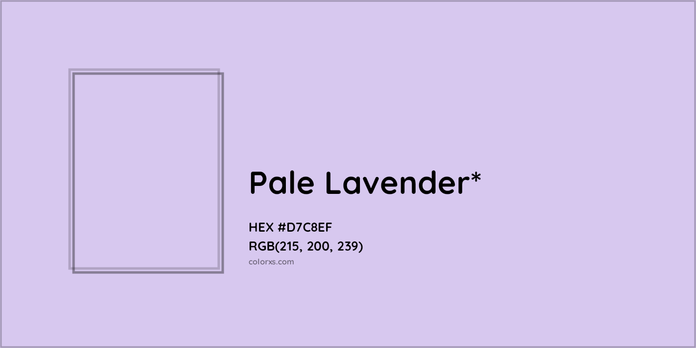 HEX #D7C8EF Color Name, Color Code, Palettes, Similar Paints, Images
