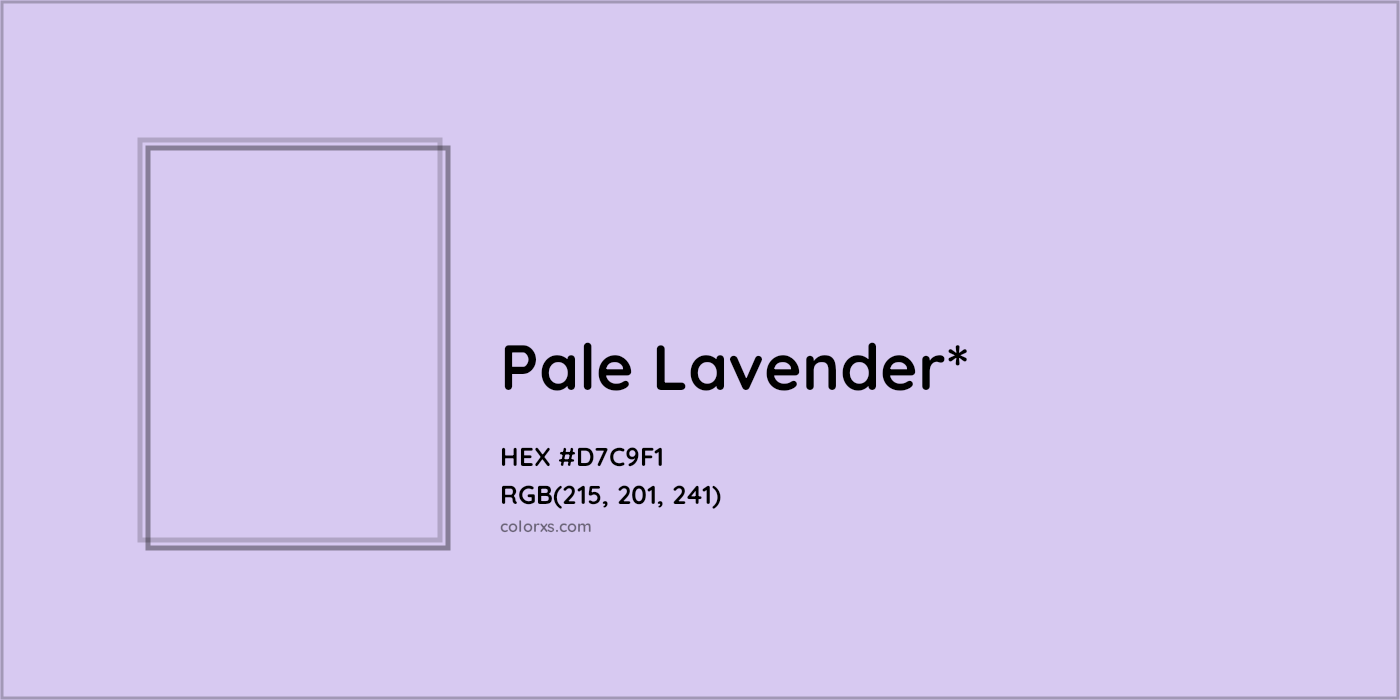 HEX #D7C9F1 Color Name, Color Code, Palettes, Similar Paints, Images