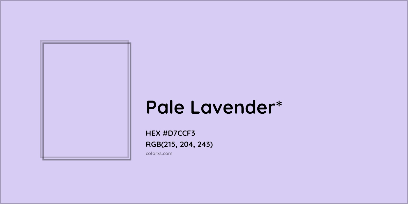 HEX #D7CCF3 Color Name, Color Code, Palettes, Similar Paints, Images