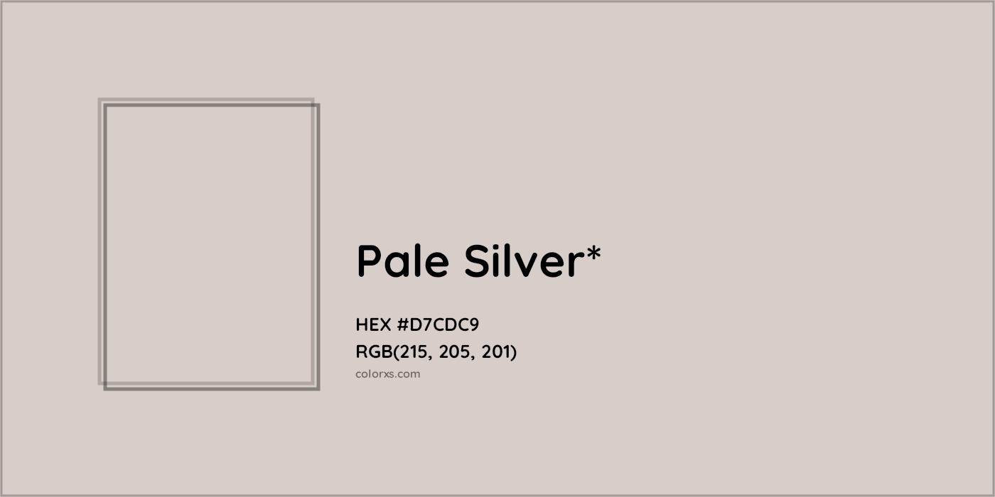 HEX #D7CDC9 Color Name, Color Code, Palettes, Similar Paints, Images