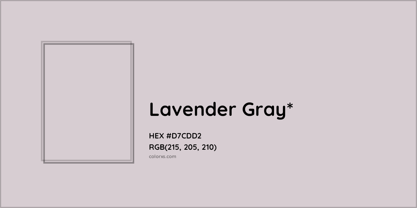 HEX #D7CDD2 Color Name, Color Code, Palettes, Similar Paints, Images